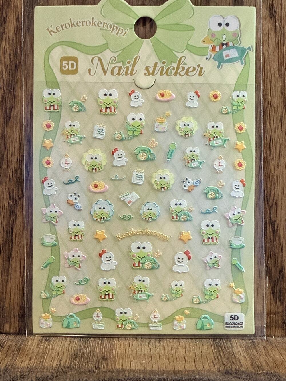 #KP-785 Keroppi Nail Stickers - nail art